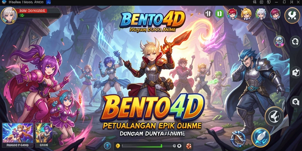 Tampilan gameplay BENTO4D yang menawan dan penuh aksi.