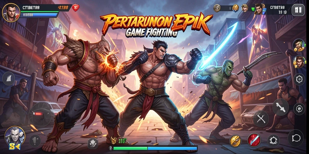 Screenshot CITIBET88 menampilkan aksi pertarungan yang mendebarkan.
