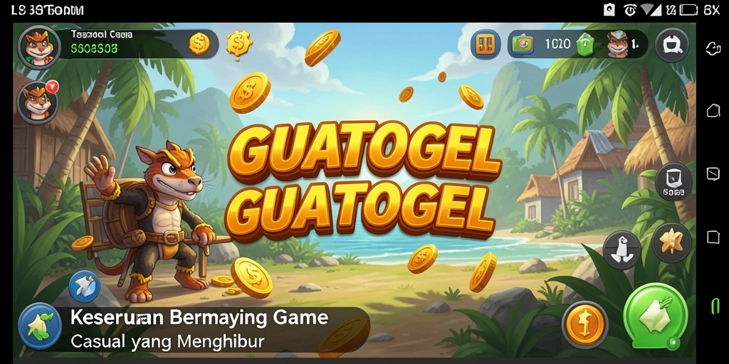 Tangkapan layar gameplay GUATOGEL yang seru dan menarik.