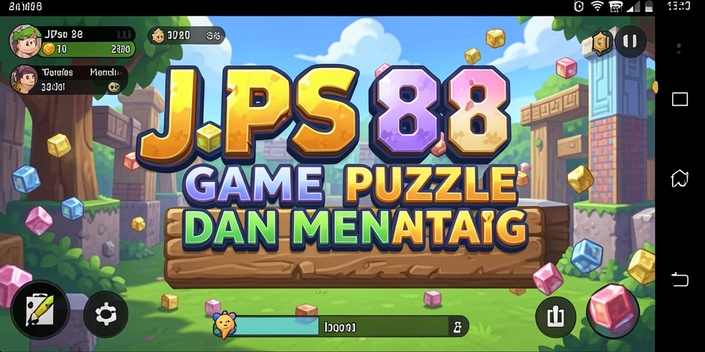 Tangkapan layar JPS88 yang menunjukkan gameplay Puzzle menarik dan menantang.
