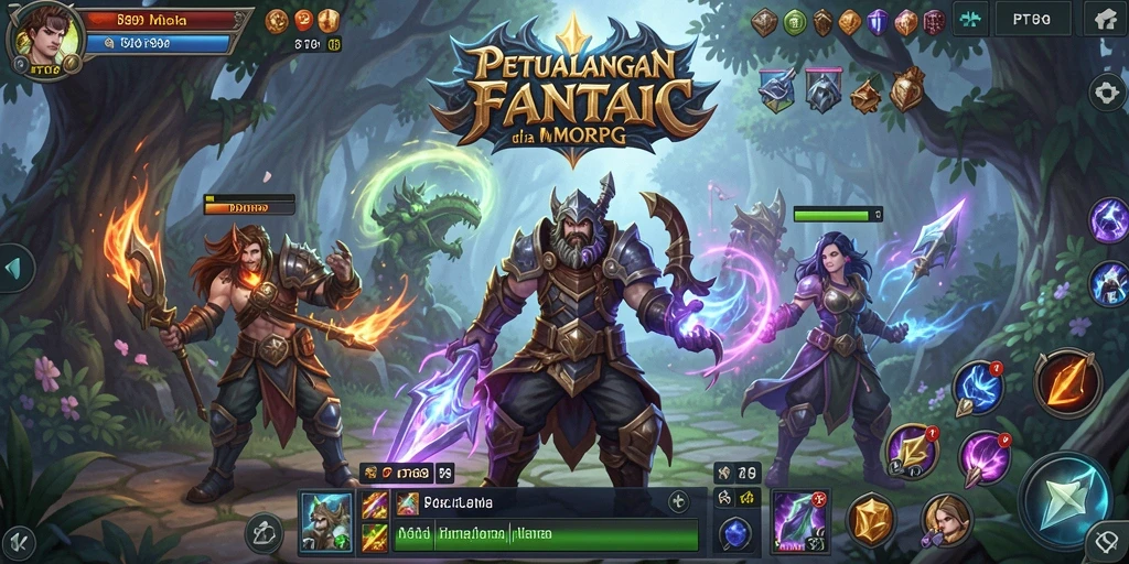 Tampilan aksi seru di dunia fantasi PT89.