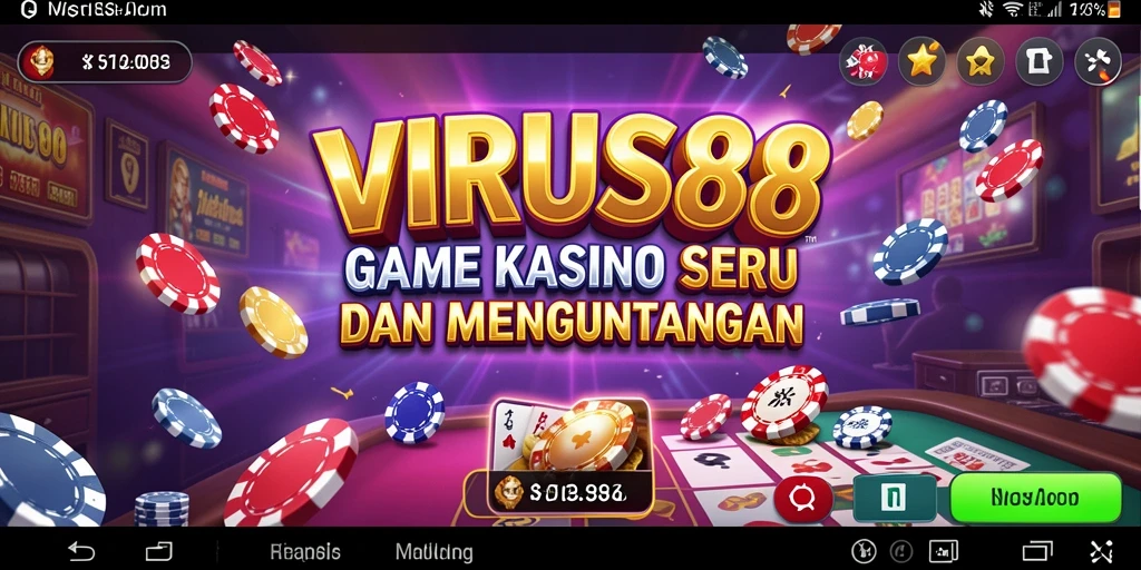 Tampilan menarik dan gameplay seru dari VIRUS88.